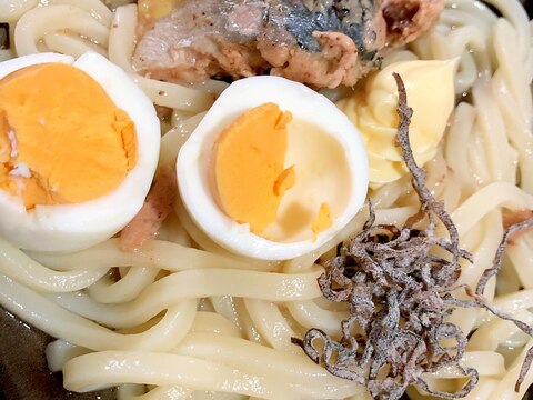 冷蔵庫に何もない時の、ノーベジタブルうどん